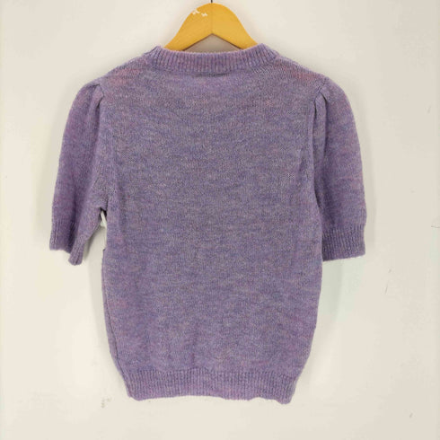 マルディメクルディ Mardi Mercredi MOHAIR TOP PUFF SLEEVE 半袖 ニット レディース ONE SIZE