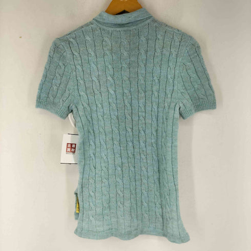 マルディメクルディ Mardi Mercredi MOHAIR CABLE TOP COLLAR SHORT SLEEVE 半袖 ニット レディース ONE SIZE