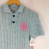 マルディメクルディ Mardi Mercredi MOHAIR CABLE TOP COLLAR SHORT SLEEVE 半袖 ニット レディース ONE SIZE
