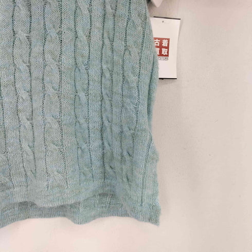 マルディメクルディ Mardi Mercredi MOHAIR CABLE TOP COLLAR SHORT SLEEVE 半袖 ニット レディース ONE SIZE