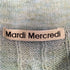 マルディメクルディ Mardi Mercredi MOHAIR CABLE TOP COLLAR SHORT SLEEVE 半袖 ニット レディース ONE SIZE