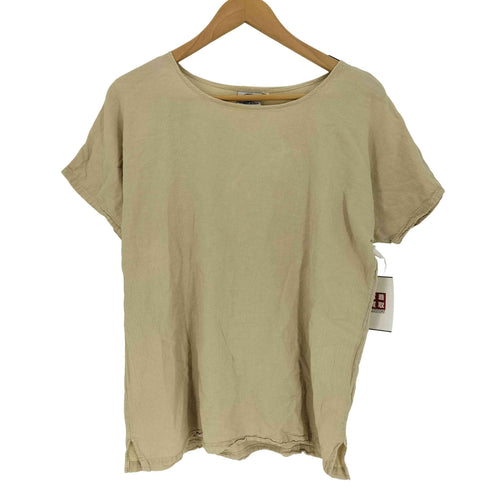 90S USA製 S/S ボートネック Tシャツ レディース import:S