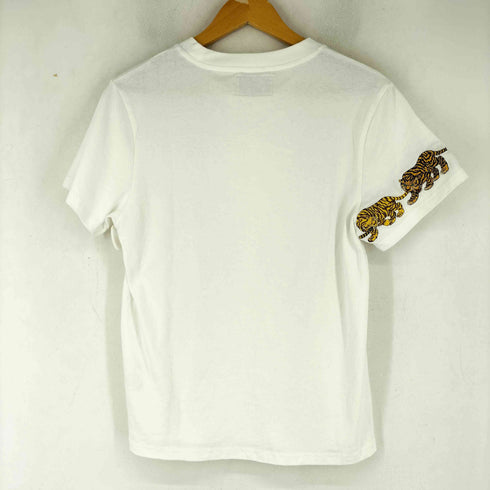KARAKU しっぽを噛む虎列 クルーネック 半袖Tシャツ レディース JPN:S