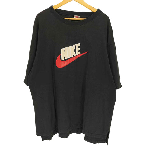 ナイキ NIKE 90S-00S グレータグ フロント レザー スウッシュ S/S Tシャツ メンズ import:XL