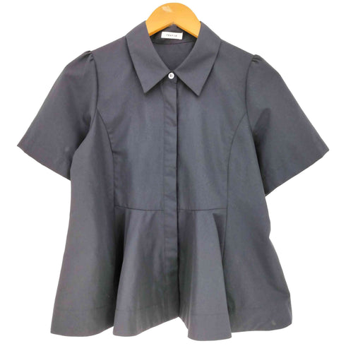 フレイアイディー FRAY I.D 26ss LUMISHADE ペプラムシャツ ウォッシャブル レディース ONE SIZE