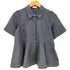 フレイアイディー FRAY I.D 26ss LUMISHADE ペプラムシャツ ウォッシャブル レディース ONE SIZE