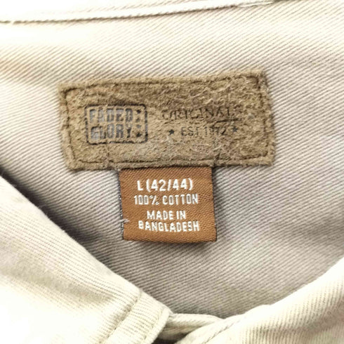 フェイデッドグローリー FADED GLORY L/S ワークシャツ メンズ JPN:L