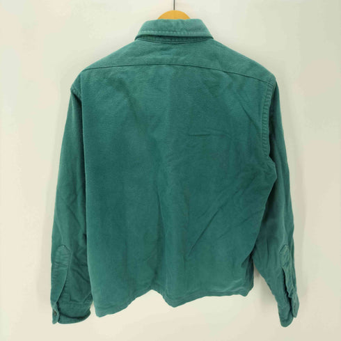 エルエルビーン L.L.Bean FREEPORT MAINE 70-80S USA製 L/S シャモアクロス クロップド ショート シャツ 短丈 メンズ 15