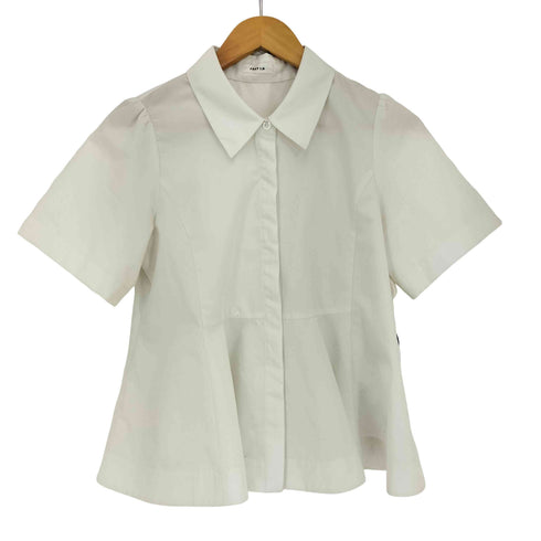 フレイアイディー FRAY I.D 26ss LUMISHADE ペプラムシャツ ウォッシャブル レディース ONE SIZE
