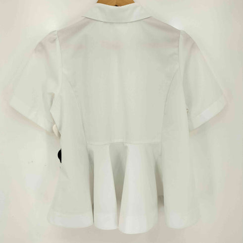 フレイアイディー FRAY I.D 26ss LUMISHADE ペプラムシャツ ウォッシャブル レディース ONE SIZE