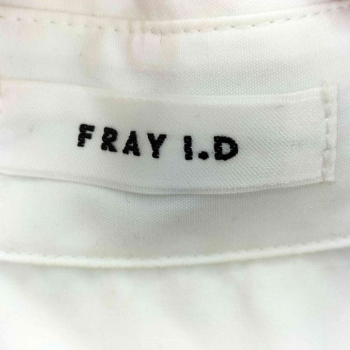 フレイアイディー FRAY I.D 26ss LUMISHADE ペプラムシャツ ウォッシャブル レディース ONE SIZE
