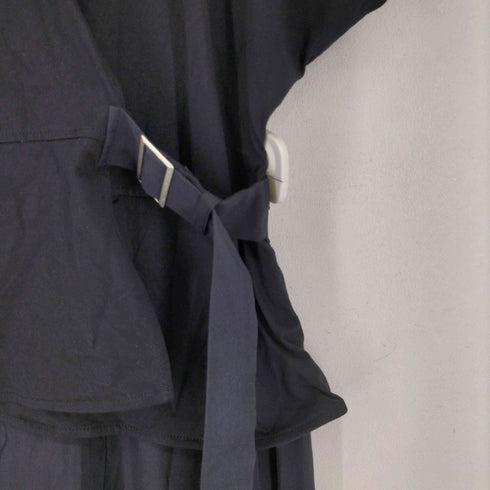 ザラ ZARA バックル付 ロングコンバインロングジャンプスーツ レディース S