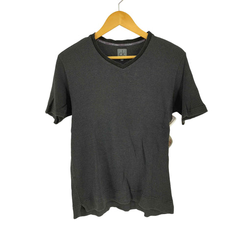 カルバンクライン CALVIN KLEIN コットン Vネック 半袖 Tシャツ Y2K レディース XL