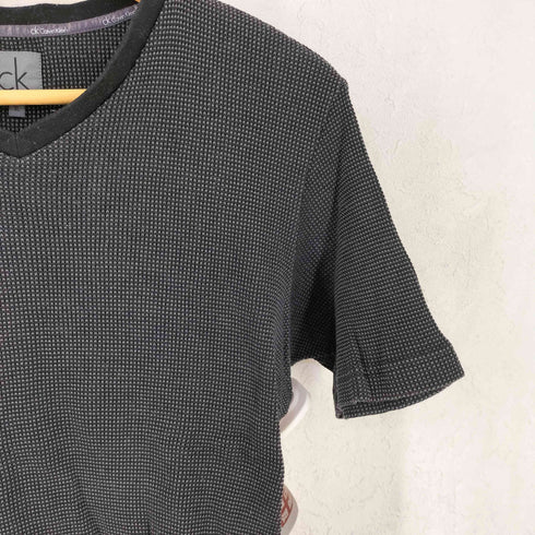 カルバンクライン CALVIN KLEIN コットン Vネック 半袖 Tシャツ Y2K レディース XL