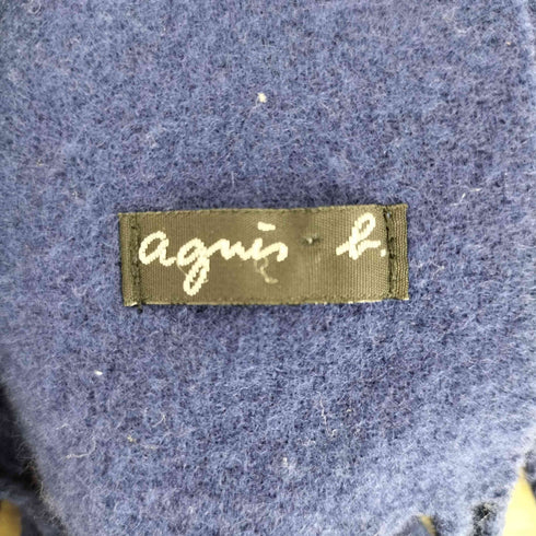 アニエスベー agnes b. ウール フリンジマフラー レディース