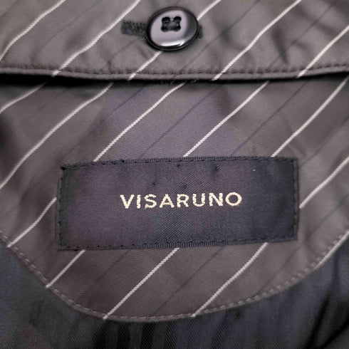 ビサルノ VISARUNO SOLOTEX スタンドカラー ビジネスコート メンズ