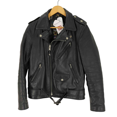 ショット Schott ホースレザー 裏地ヌード柄 ワンスターダブルライダースジャケット メンズ US:38