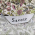 Savoir 花柄 フラワー ボタニカル ブラウス シャツ レディース JPN:L