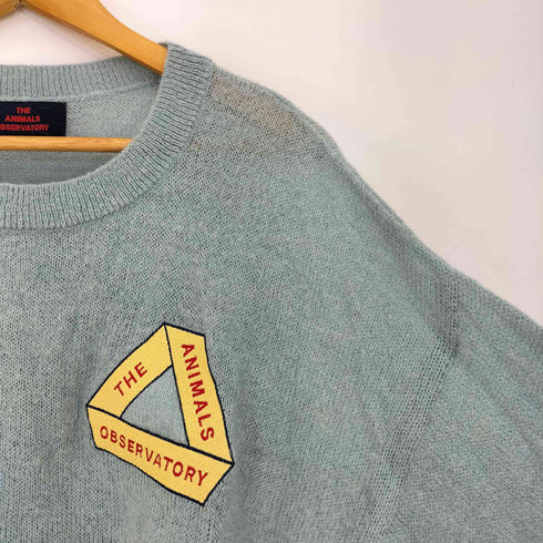 The Animals Observatory キッドモヘア混 アクリル ツートンニット レディース