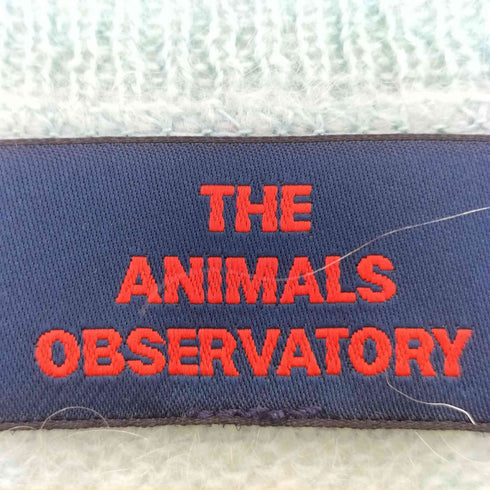 The Animals Observatory キッドモヘア混 アクリル ツートンニット レディース