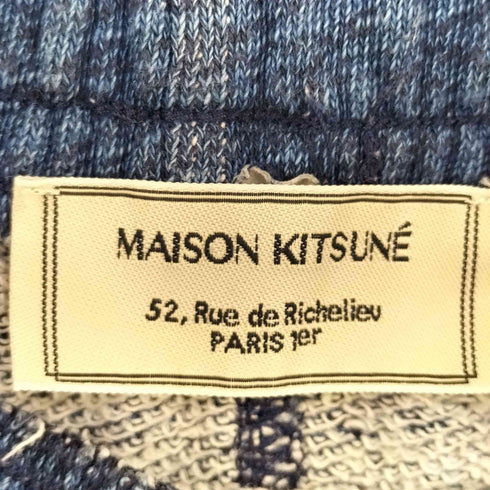 メゾンキツネ MAISON KITSUNE コットン100 裾カットオフ スウェット イージー ハーフパンツ メンズ M