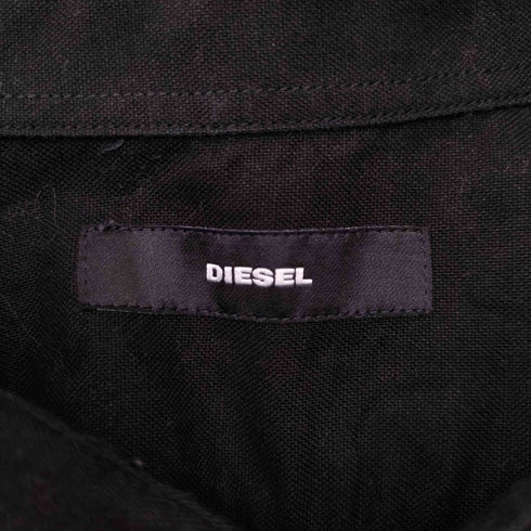 ディーゼル DIESEL 刺繍デザイン 長袖シャツ メンズ import:M