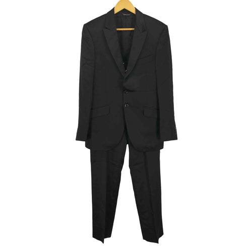 CARLO PIGNATELLI カルロピニャテッリ イタリア製 レーヨンウール 光沢 テーラードジャケットパンツ セットアップ メンズ 48