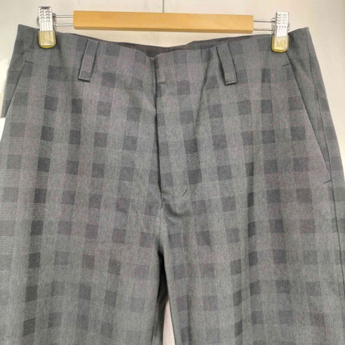 デサントポーズ DESCENTE PAUSE CHECK WIDE TAPERED PANTS チェックワイドテーパードパンツ メンズ JPN:S
