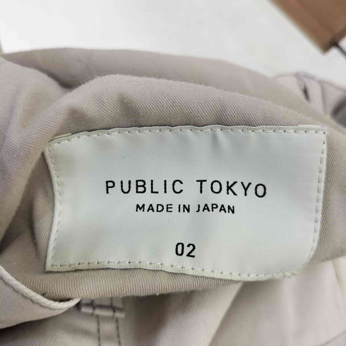パブリックトウキョウ PUBLIC TOKYO オーガニックコットン ワイド チノパン メンズ 2