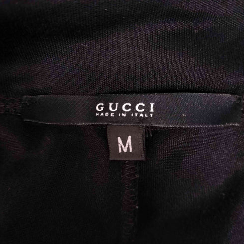 グッチ GUCCI シルク インターロッキング ロゴ リブスリーブ ジャージ ジャケット レディース import:M