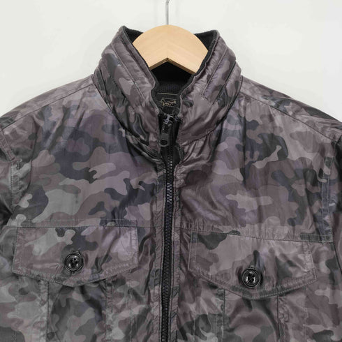 ニーキューイチニーキューゴーオム 291295=HOMME カモフラ パッカブルフード ナイロンジャケット メンズ