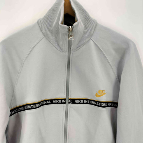 ナイキ NIKE 紺タグ 刺繍ロゴ リブライン トラックジャケット メンズ JPN:XL