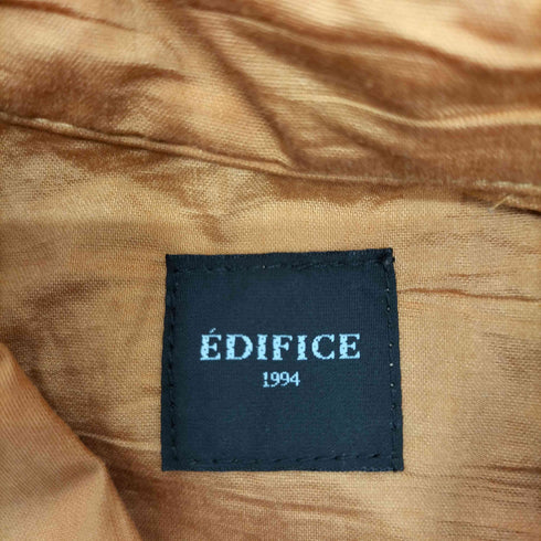 エディフィス EDIFICE シワ加工 半袖 シャツ メンズ import:S
