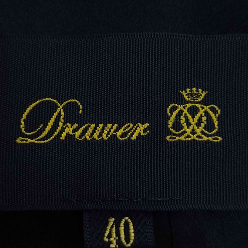 ドゥロワー Drawer ラムレザー フック ノーカラー ジャケット レディース JPN:40