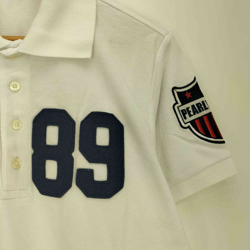 パーリーゲイツ PEARLY GATES ロゴワッペン 鹿の子 半袖ポロシャツ メンズ JPN:4