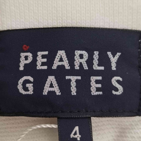 パーリーゲイツ PEARLY GATES ロゴワッペン 鹿の子 半袖ポロシャツ メンズ JPN:4