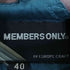 メンバーズオンリー MEMBERS ONLY 90s ロゴパッチ エポレット スタンドカラージャケット メンズ 40
