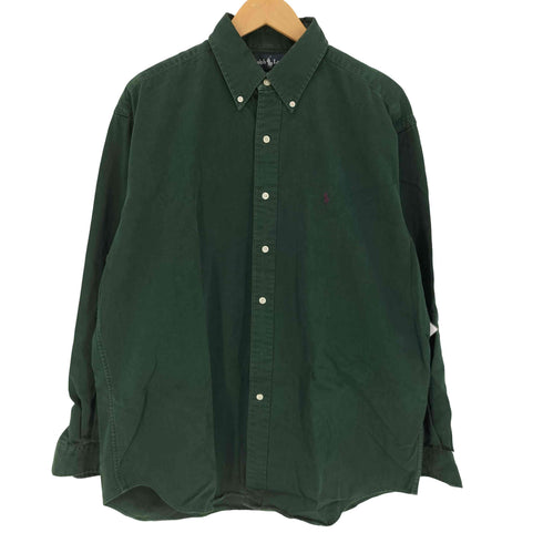 ラルフローレン RALPH LAUREN 90S BLAKE スモールポニー刺繍 L/S B.D シャツ メンズ import:L