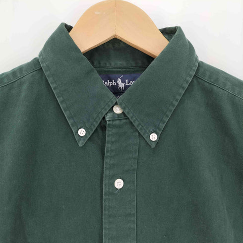 ラルフローレン RALPH LAUREN 90S BLAKE スモールポニー刺繍 L/S B.D シャツ メンズ import:L