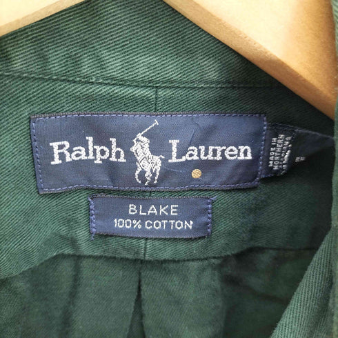 ラルフローレン RALPH LAUREN 90S BLAKE スモールポニー刺繍 L/S B.D シャツ メンズ import:L