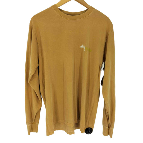ステューシー Stussy Positive Vibration Pigment Dyed ロングスリーブTシャツ ロンT メンズ import:M
