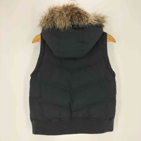 ギャップ Gap 00s ファー付き ダウンベスト レディース import:S