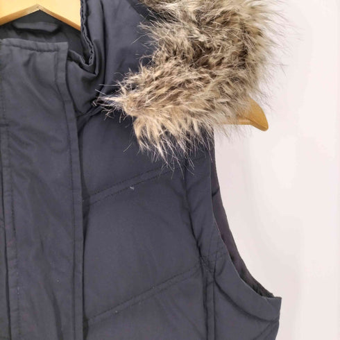 ギャップ Gap 00s ファー付き ダウンベスト レディース import:S