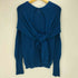 ビーシービージーマックスアズリア BCBG MAXAZRIA ナイロン混 アルパカ リボン ケープ ニット レディース import:S
