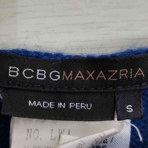 ビーシービージーマックスアズリア BCBG MAXAZRIA ナイロン混 アルパカ リボン ケープ ニット レディース import:S