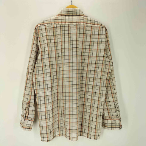 シアーズ Sears 60-70S L/S チェック ボックス シアー シャツ 襟芯 メンズ import:L