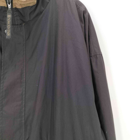 SUN MOUNTAIN 90S OLD Waterproof 裏地 メッシュ ウォータープルーフ フルジップ ブルゾン ジャケット ブラック メンズ XXL