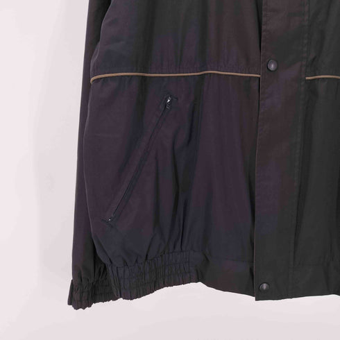 SUN MOUNTAIN 90S OLD Waterproof 裏地 メッシュ ウォータープルーフ フルジップ ブルゾン ジャケット ブラック メンズ XXL