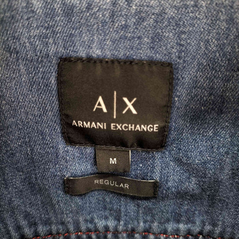 アルマーニエクスチェンジ ARMANI EXCHANGE レギュラーフィット デニムシャツ メンズ import:M