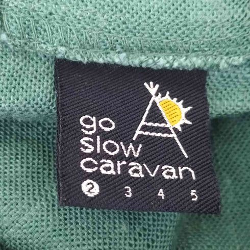 ゴースローキャラバン go slow caravan レーヨン×リネン プリントジップアップジャケット メンズ JPN:2